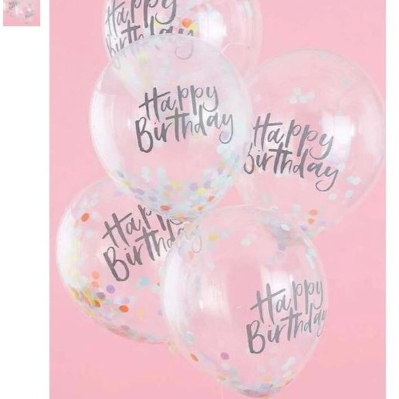 10 pc Decorative Birthday Balloon Set - Picture 1 of 1